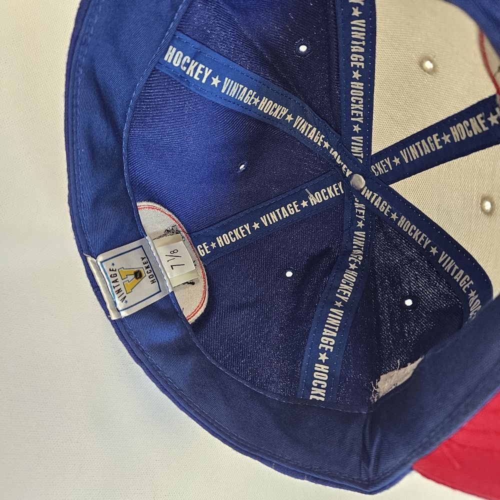 Aurhentic Vintage NHL Kansas City Scouts Hat White Mesh Adjustable Snapback NWOT - Picture 6 of 6
